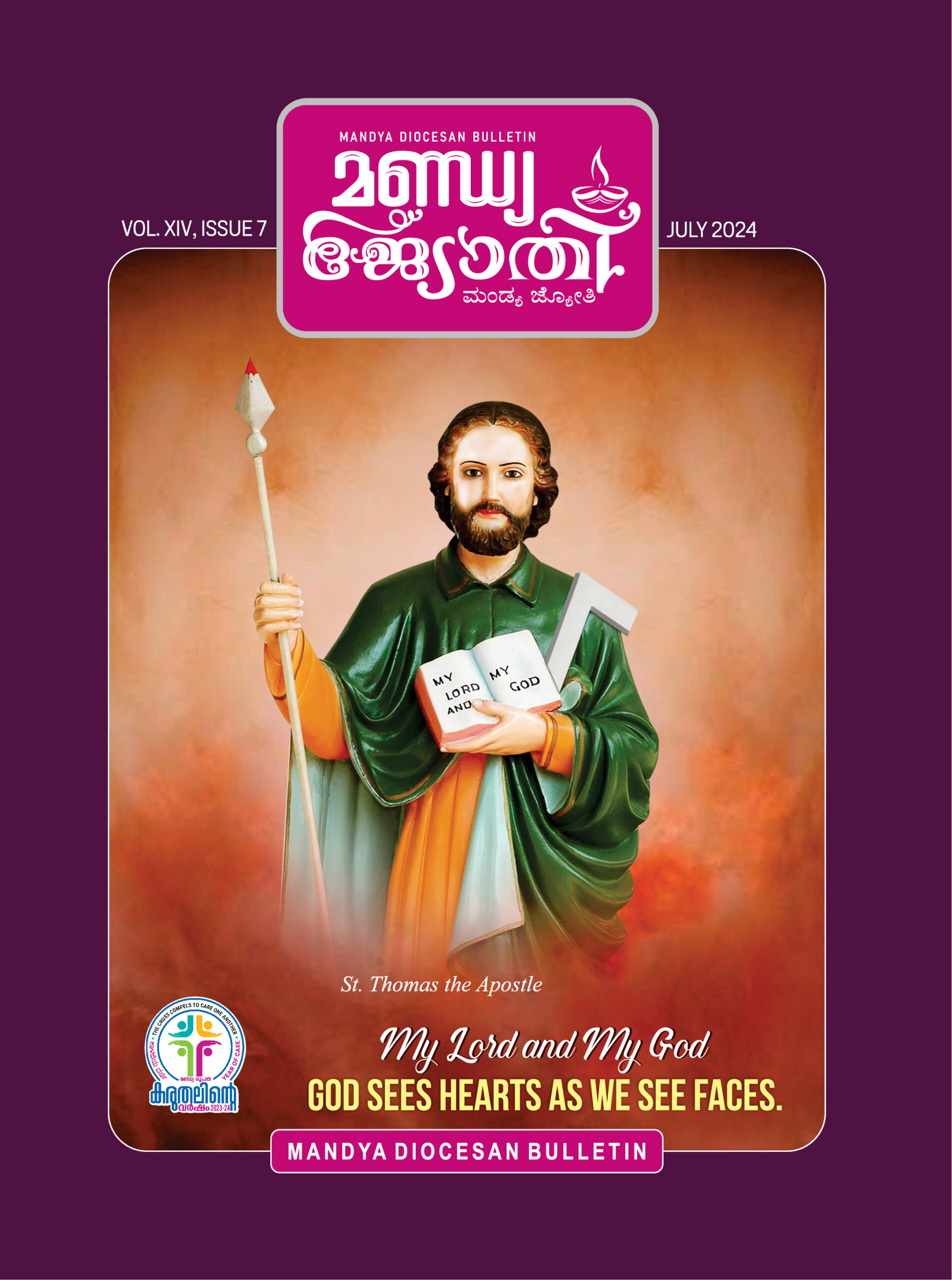 Mandya Jyothi VOL XIV – Issue 7 – July 2024 | Diocese of Mandya